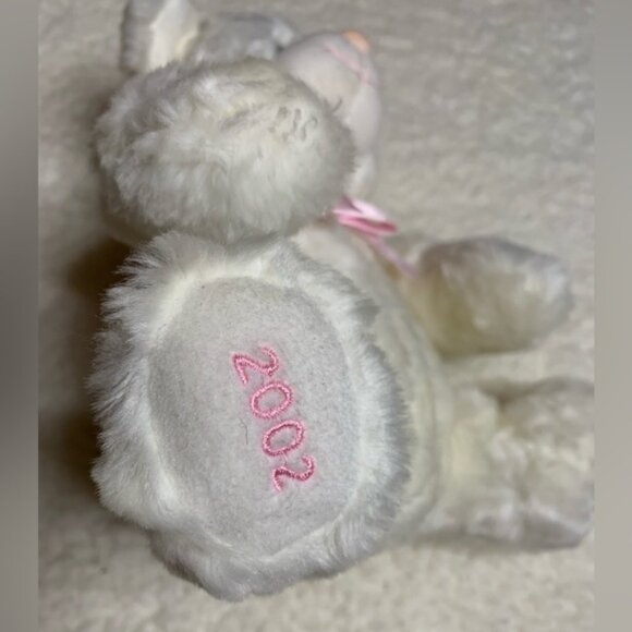 2002 Breast Cancer Awareness Ribbon Bear Stuffed Animal - Picture 3 of 5